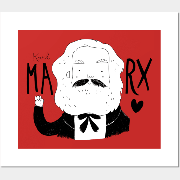 Karl Marx Wall Art by violinoviola